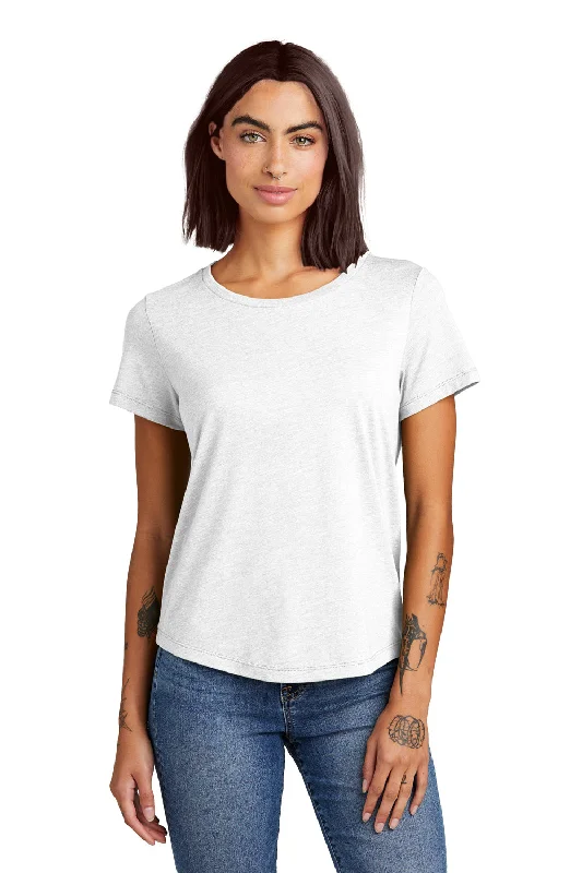 maternity t-shirts comfy -Allmade Womens Short Sleeve Scoop Neck T Shirt - Fairly White