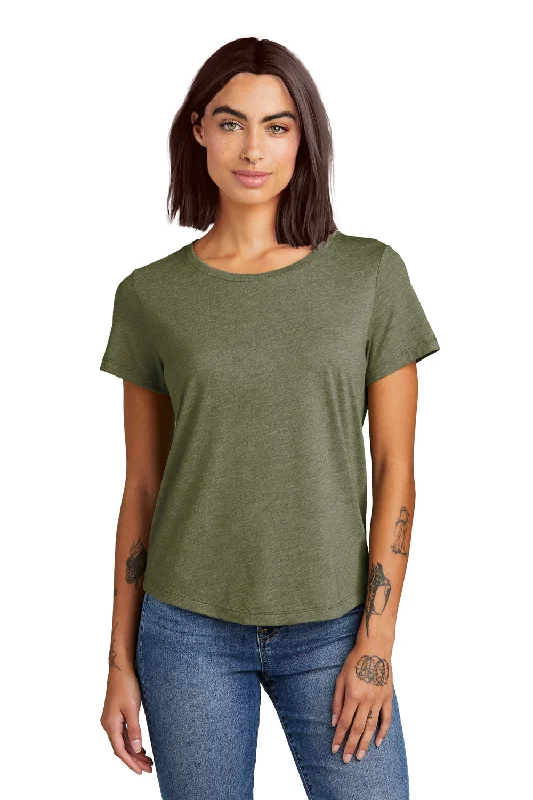 t-shirts for colorful -Allmade Womens Short Sleeve Scoop Neck T Shirt - Olive You Green