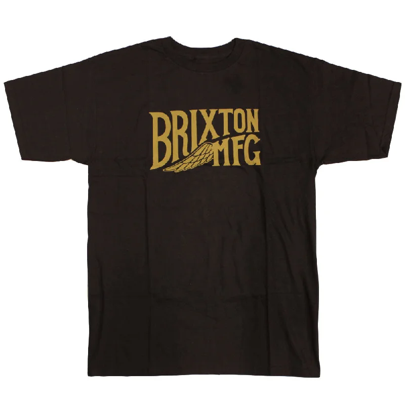 t-shirts for vintage -Brixton Girder T-Shirt Black