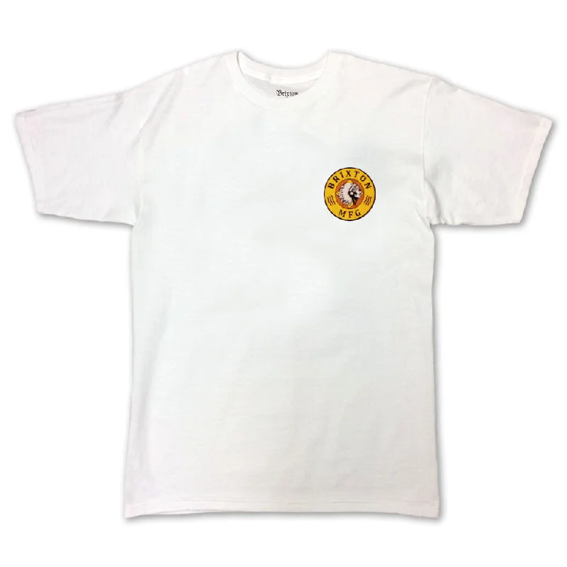 t-shirts for day -Brixton Ottawa T-Shirt White