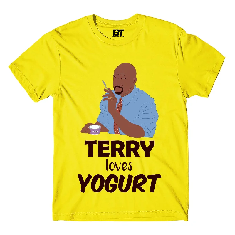 t-shirts with logos -Brooklyn Nine-Nine T shirt - Terry Loves Yogurt