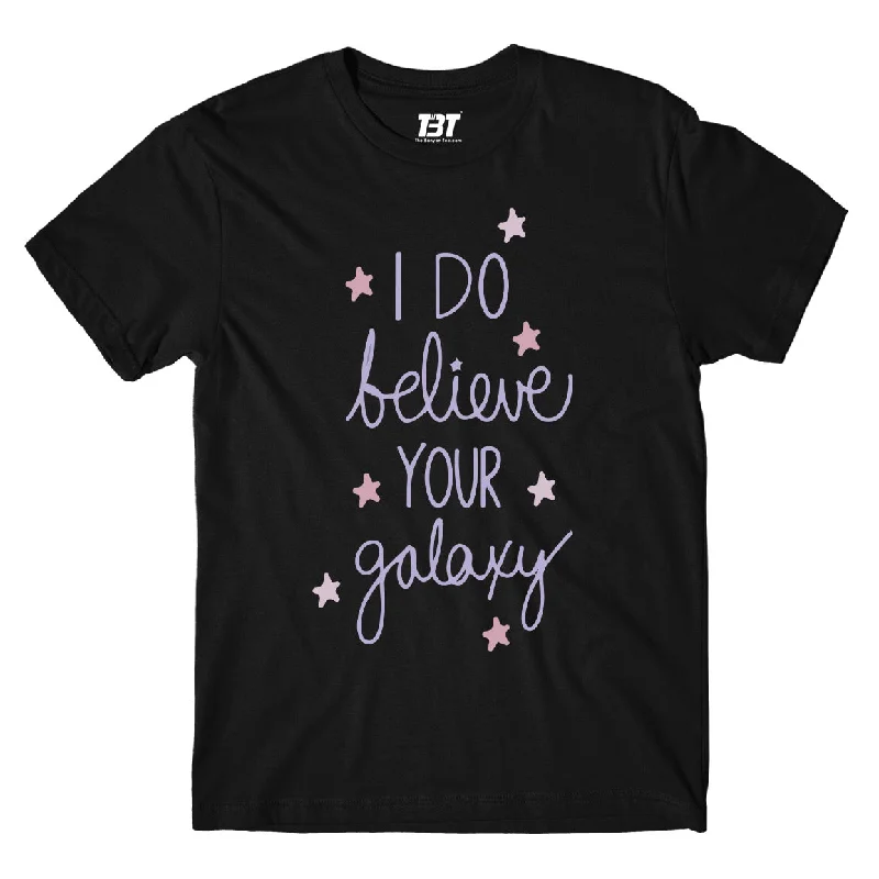 olive t-shirts earthy -BTS T shirt - I Do Believe Your Galaxy