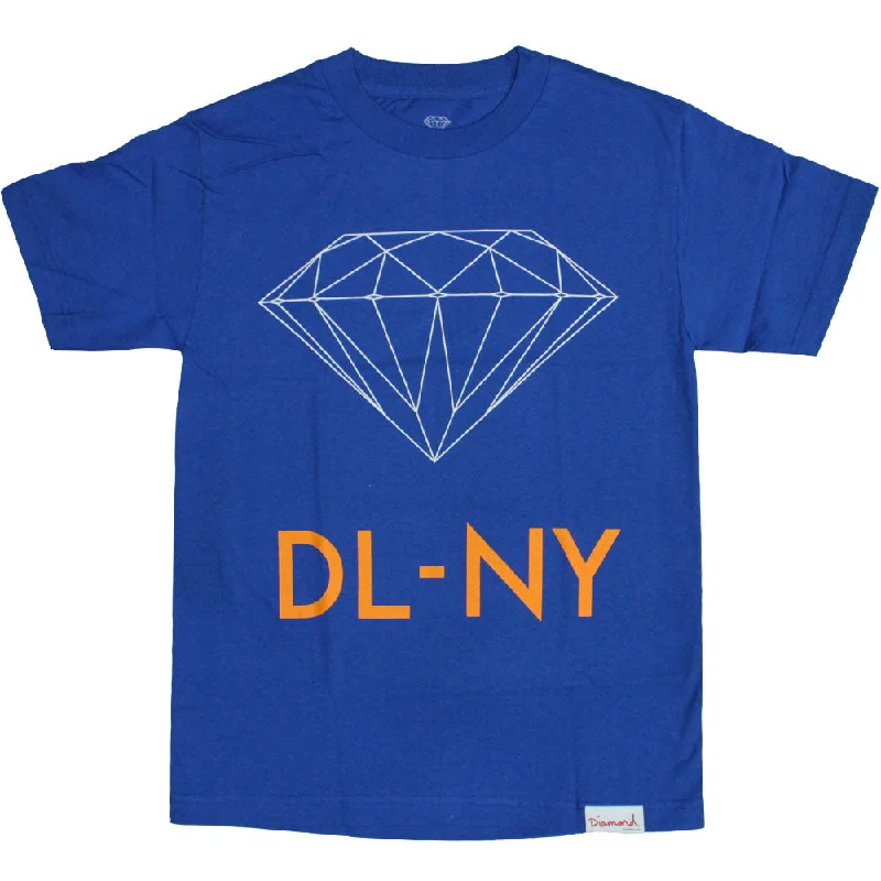 t-shirts with pockets -Diamond Supply Co DL-NY T-Shirt Royal