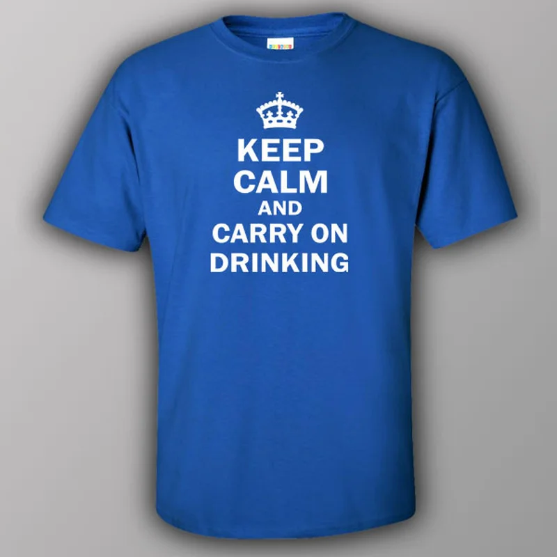 tribal t-shirts cultural -Keep calm and carry on drinking - T-shirt