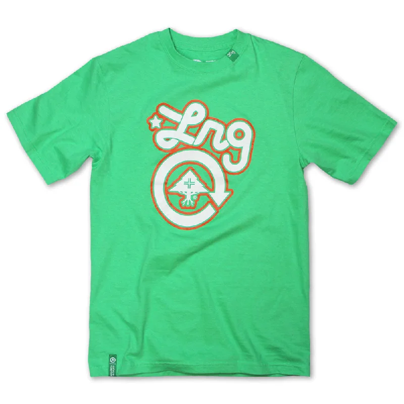 insulated t-shirts winter -Lrg Core Collection One T-shirt Hyper Green