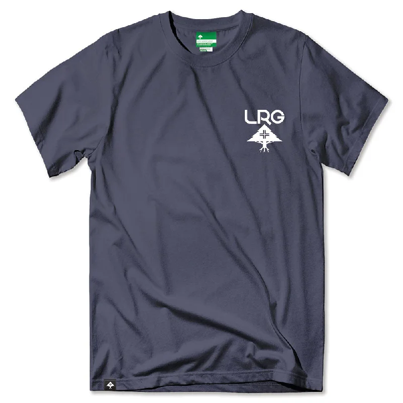 t-shirts for outdoors -LRG Logo Plus T-shirt Navy