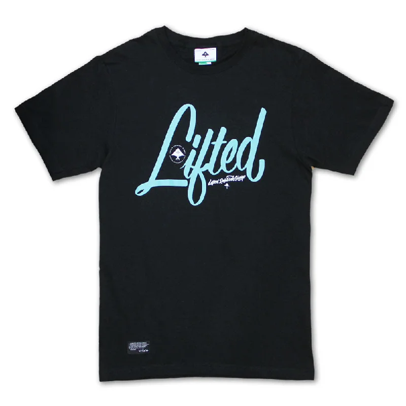 t-shirts for hiking -LRG RC Script T-shirt Black