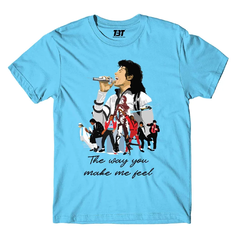 t-shirts with ruffles -Michael Jackson T shirt - The Way You Make Me Feel