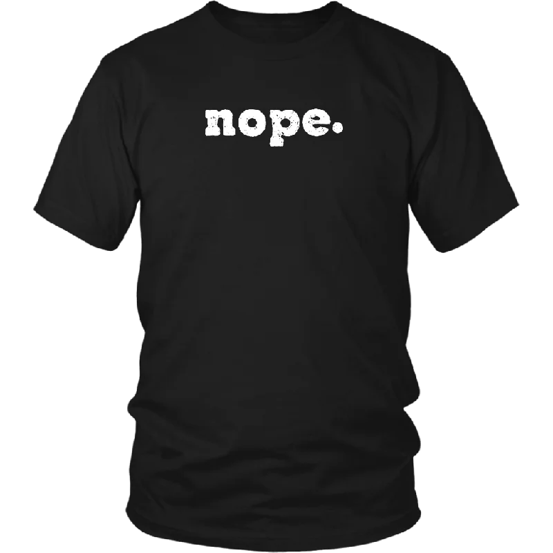 printed logo t-shirts -NOPE. Short Sleeve District Unisex T-Shirt