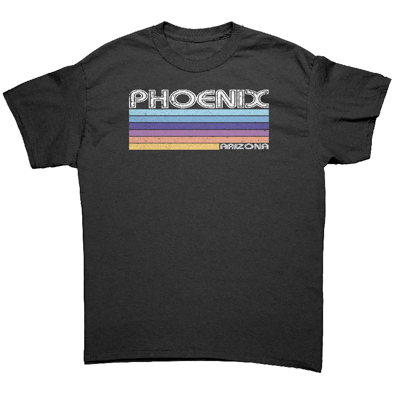 tri-blend t-shirts comfy -PHOENIX, ARIZONA Retro 70’s 80’s Look Unisex T-SHIRT