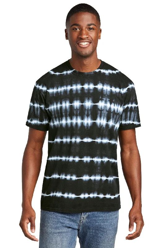 t-shirts with camo -Port & Company Allover Stripe Tie-Dye Tee PC142