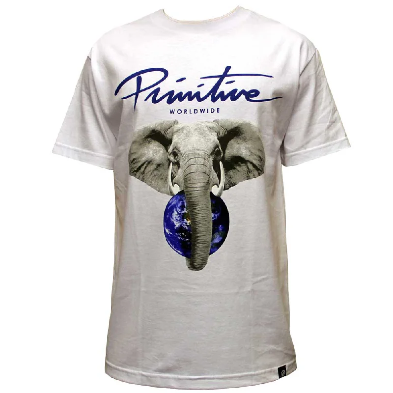 neon t-shirts bold -Primitive Apparel Safari T-Shirt White