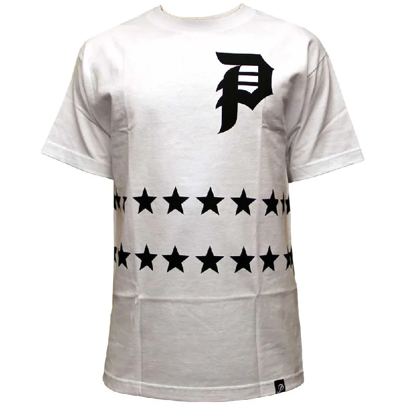 patriotic t-shirts proud -Primitive Apparel Salute T-Shirt White