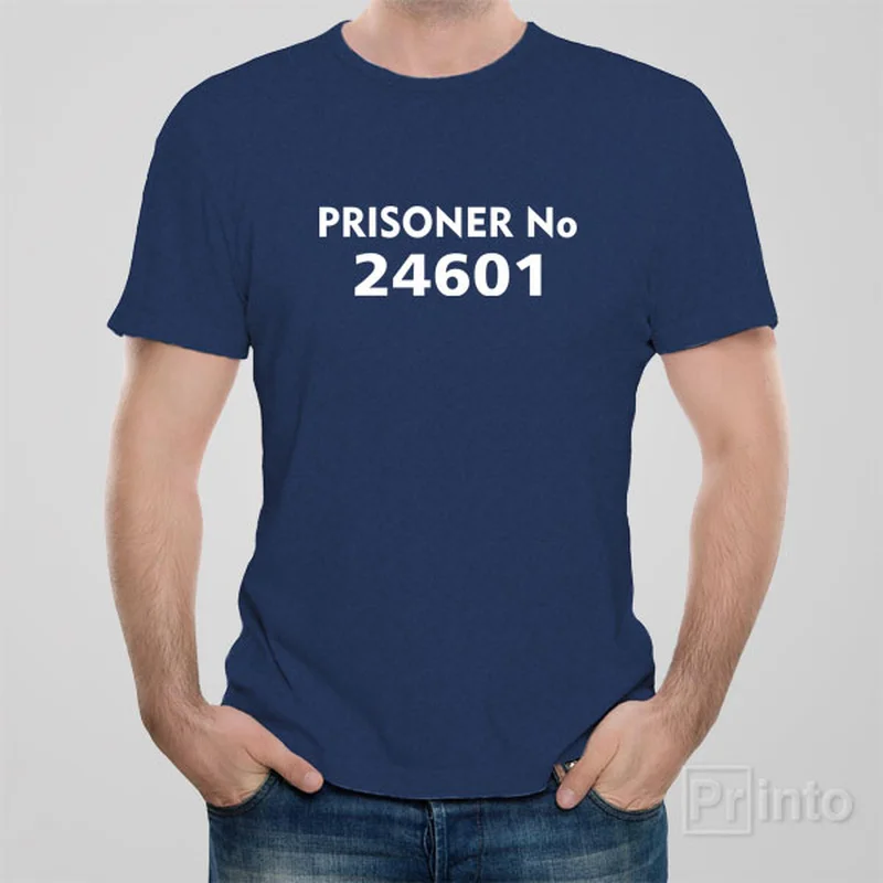 holiday gift t-shirts -Prisoner #24601 - T-shirt