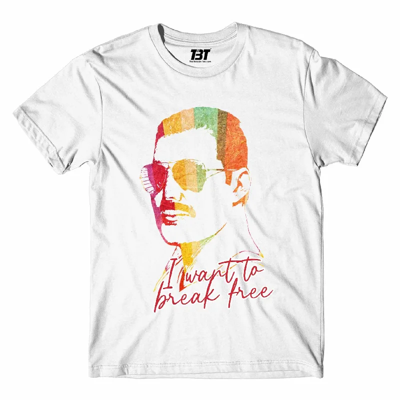 t-shirts for friends -Queen T shirt - Break Free