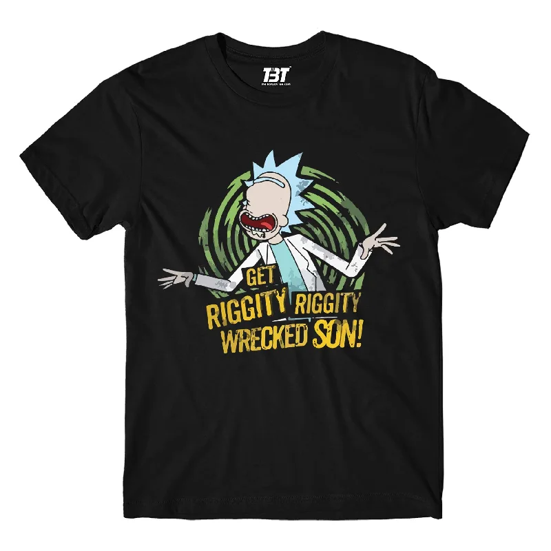 zigzag t-shirts dynamic -Rick and Morty T shirt - Riggity