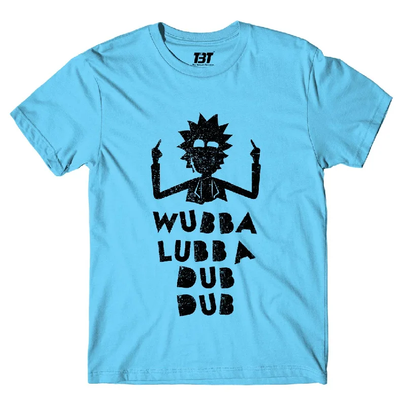 argyle t-shirts preppy -Rick and Morty T shirt - Wubba Lubba Dub Dub