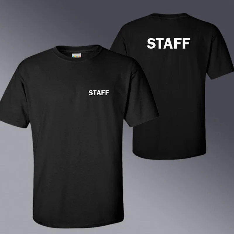 embroidered t-shirts detailed -Staff