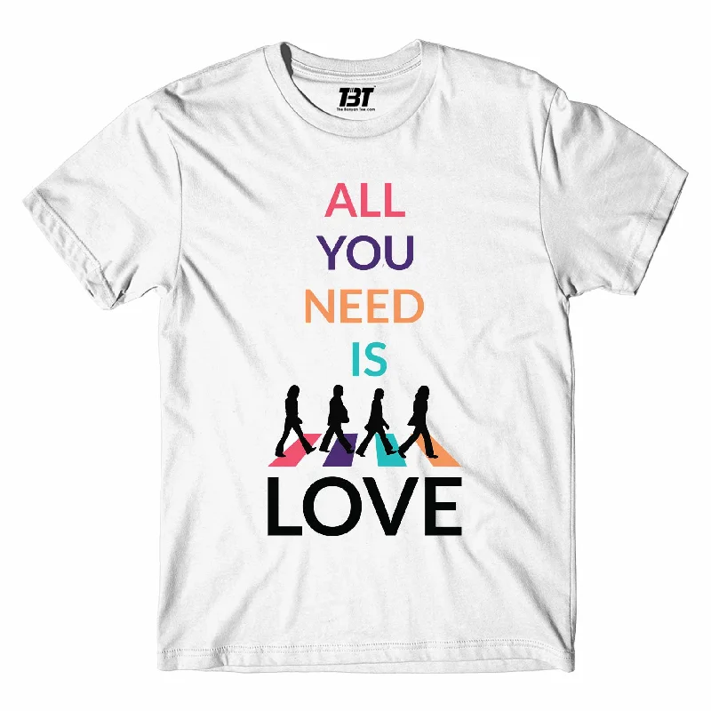 t-shirts with logos -The Beatles T shirt - All You Need Is Love