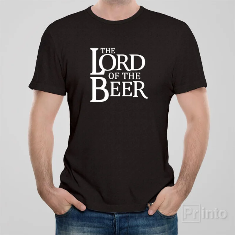 turtleneck t-shirts warm -The Lord of the Beer - T-shirt