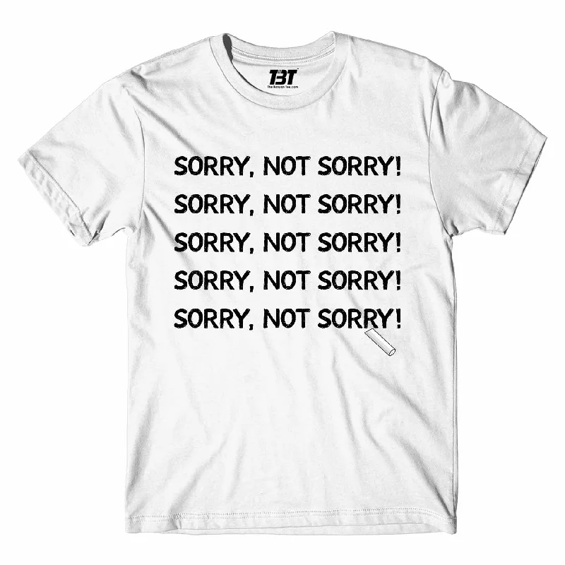 t-shirts for chic -The Simpsons T shirt - Not Sorry