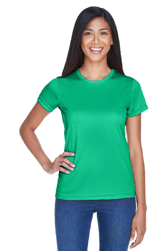 map t-shirts adventure -UltraClub Womens Cool & Dry Performance Moisture Wicking Short Sleeve Crewneck T-Shirt - Kelly Green