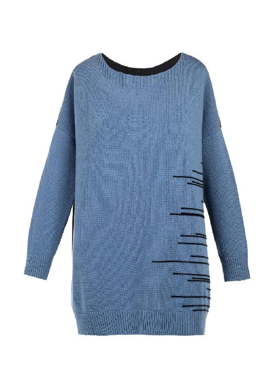 Pullover sweater for spring evenings -LOUPIO