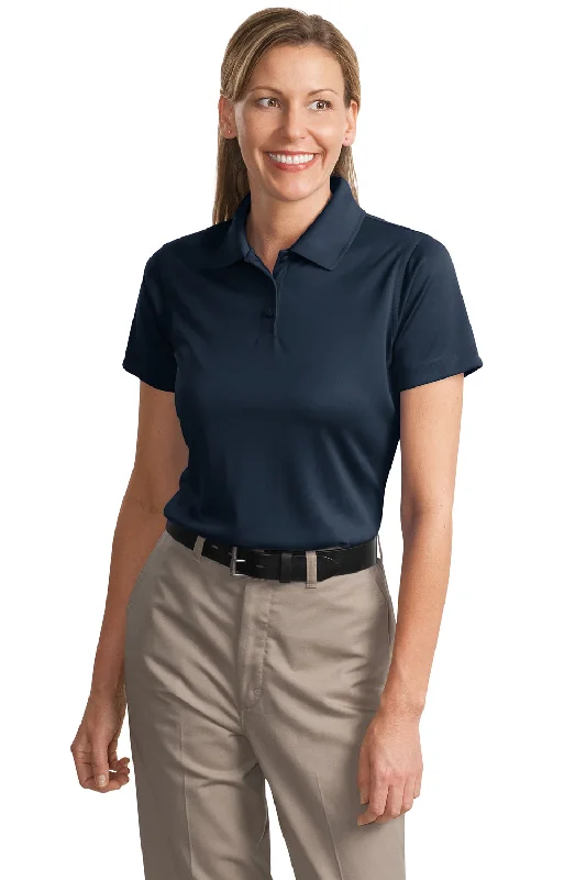 monogram blouses unique -CornerStone Womens Select Moisture Wicking Short Sleeve Polo Shirt - Dark Navy Blue