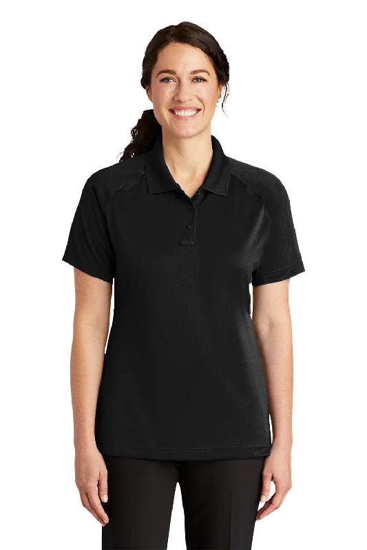 numbered shirts sporty -CornerStone Womens Select Tactical Moisture Wicking Short Sleeve Polo Shirt - Black