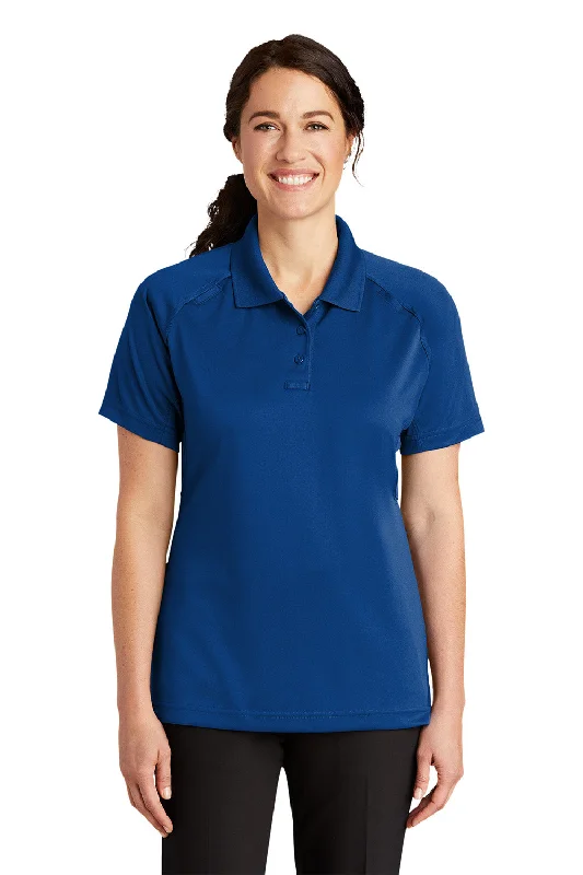 name shirts custom -CornerStone Womens Select Tactical Moisture Wicking Short Sleeve Polo Shirt - Royal Blue