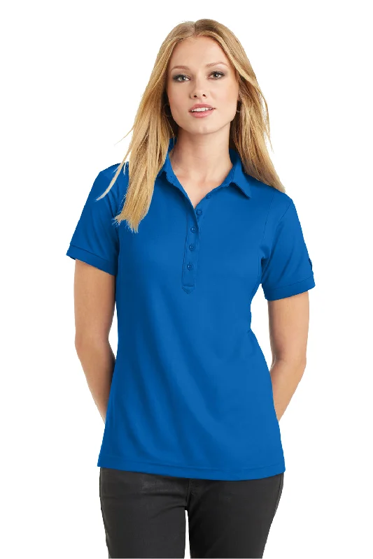 conference shirts pro -Ogio Womens Jewel Moisture Wicking Short Sleeve Polo Shirt - Electric Blue