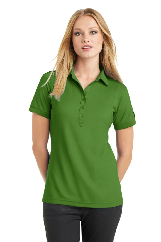 school shirts spirit -Ogio Womens Jewel Moisture Wicking Short Sleeve Polo Shirt - Gridiron Green