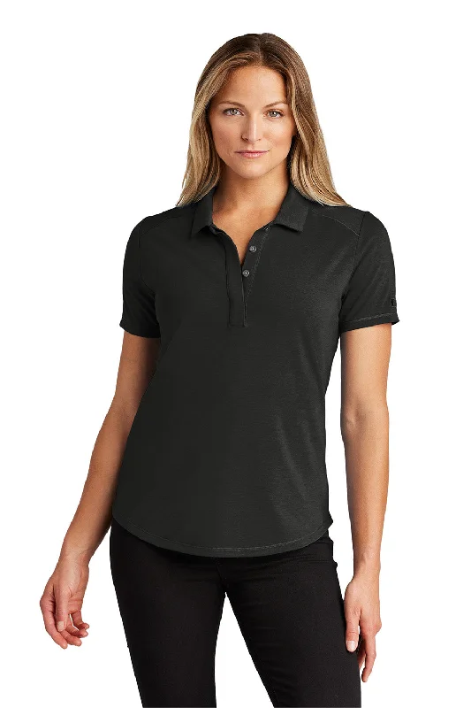 blouses with fringe -Ogio Womens Motion Moisture Wicking Short Sleeve Polo Shirt - Blacktop - New