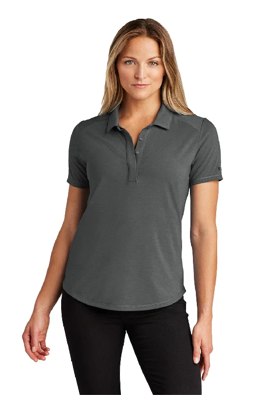 shirts with cuffs -Ogio Womens Motion Moisture Wicking Short Sleeve Polo Shirt - Tarmac Grey - New