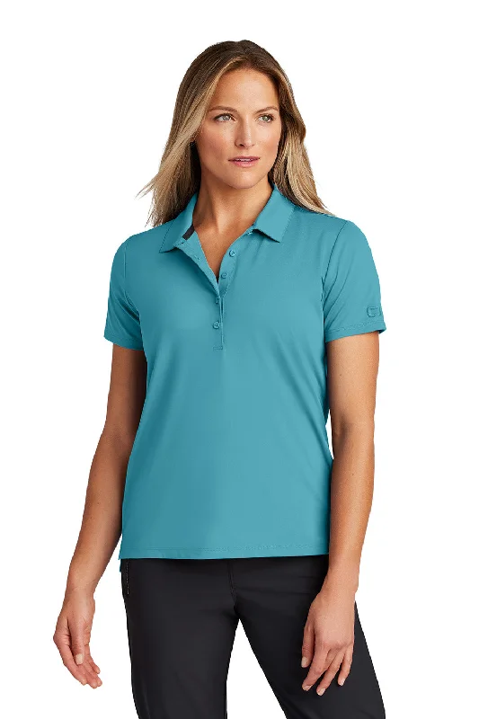 blouses with sequins -Ogio Womens Regain Moisture Wicking Short Sleeve Polo Shirt - Fusion Blue - New