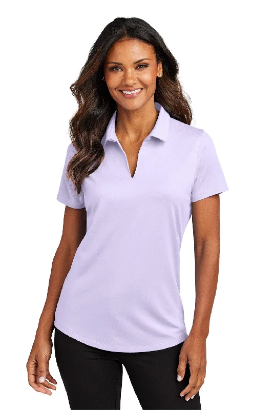 sky blue shirts airy -Port Authority Womens City Easy Care Moisture Wicking Short Sleeve Polo Shirt - Bright Lavender Purple - New