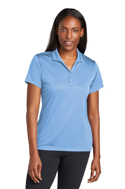 zombie blouses spooky -Sport-Tek Womens Moisture Wicking Re-Compete Short Sleeve Polo Shirt - Carolina Blue - New