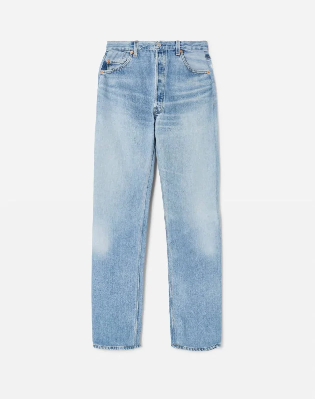 zip-fly pants standard -70S Straight Leg Jean In Blue