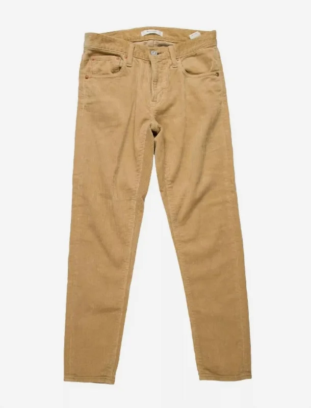 pants for night -Ailey Corduroy Pant In Beige