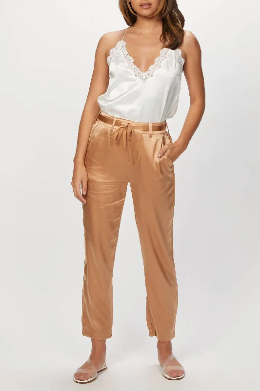 lightning pants bold -Alex Pant In Tawny