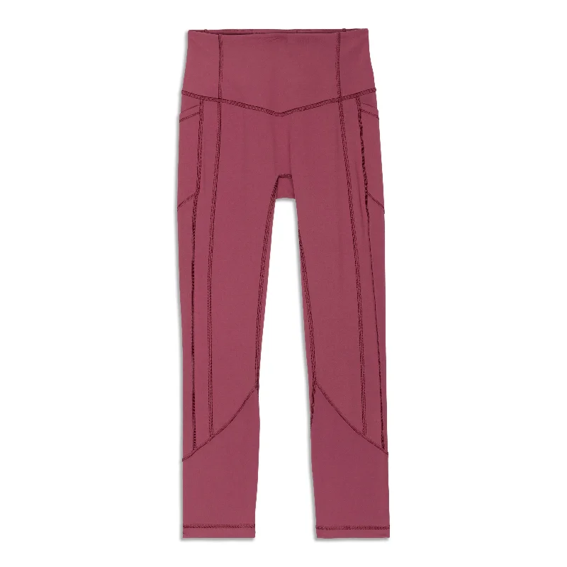 maroon pants rich -All The Right Places Crop - Resale