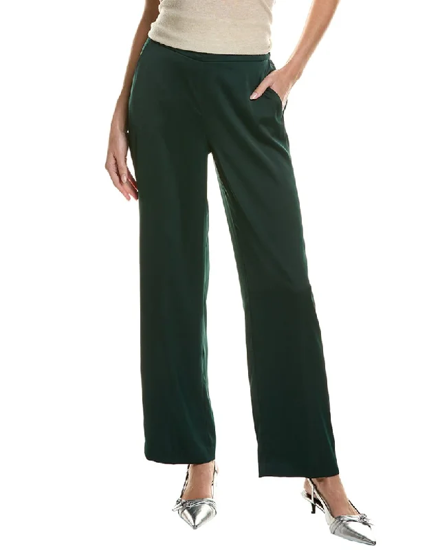 patched pants unique -Anne Klein Wide Leg Pant