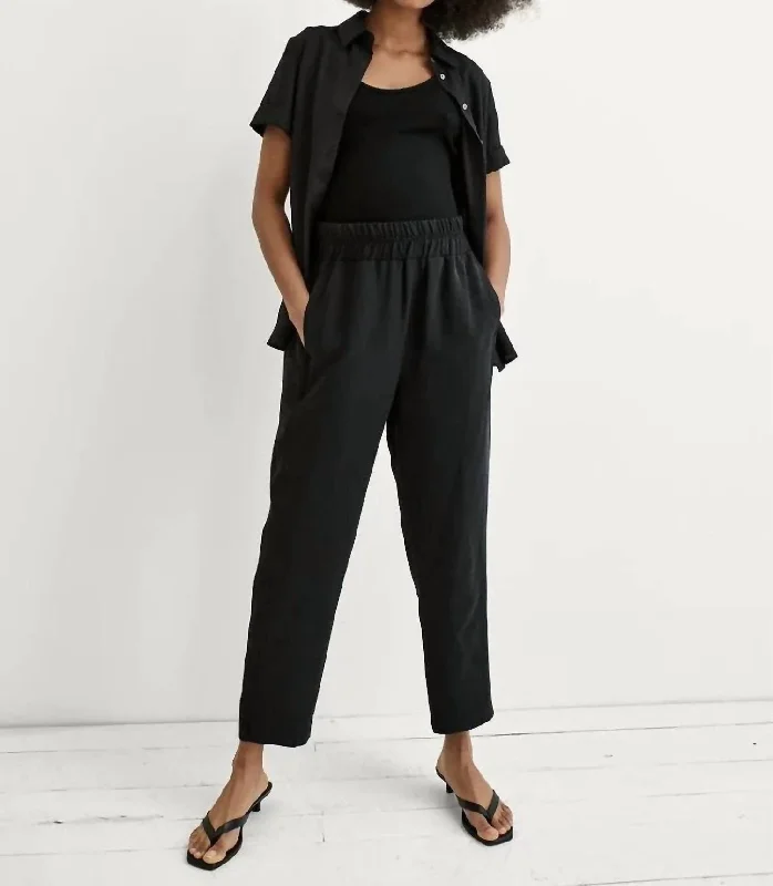 pants for lunch -Asher Pant In Black