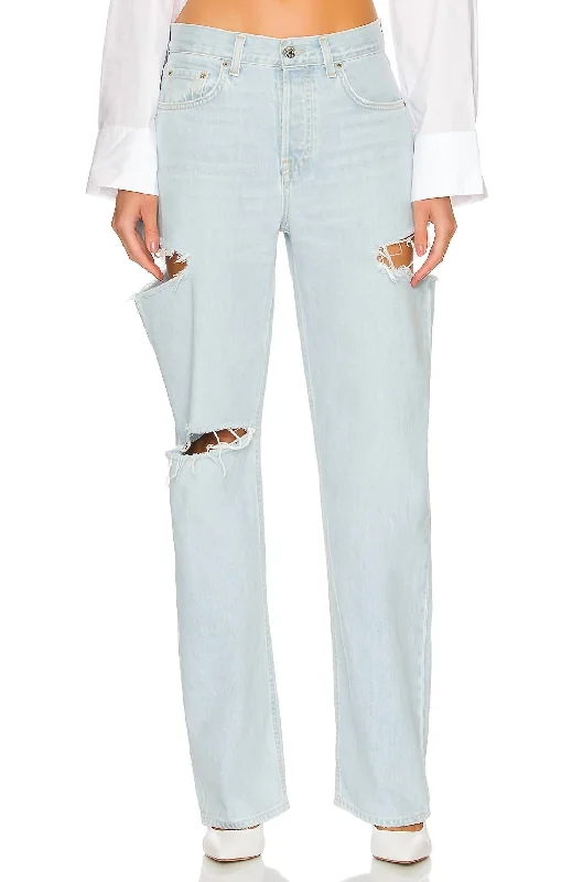 zip-fly pants standard -Bella Low Rise Boyfriend Jean In Dearth Valley