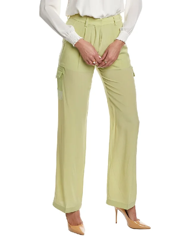 palazzo pants flowy -Burberry Silk Pant