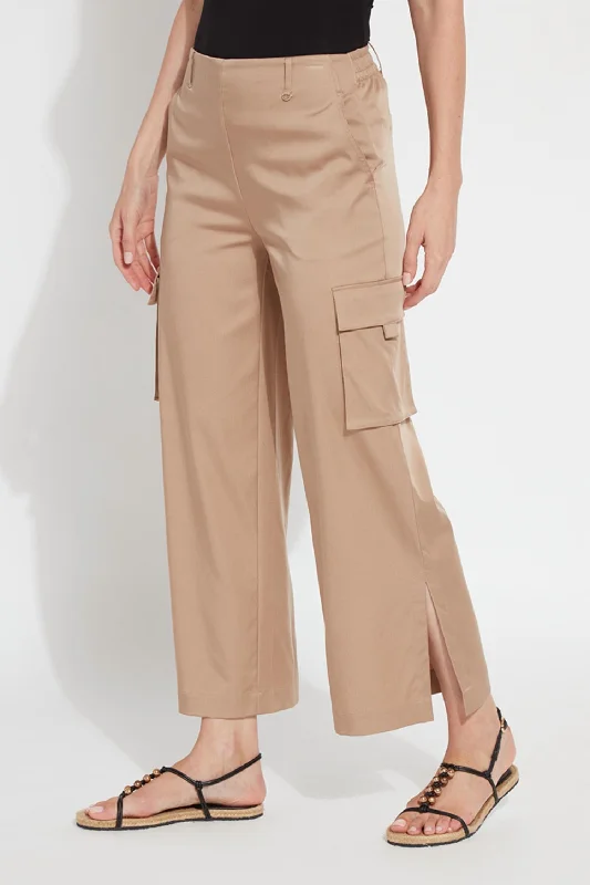 pants for loose -Calypso Cargo Pants In Tanned