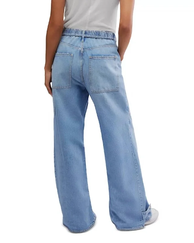 pants for shiny -Crvy Outlaw Vintage In Denim