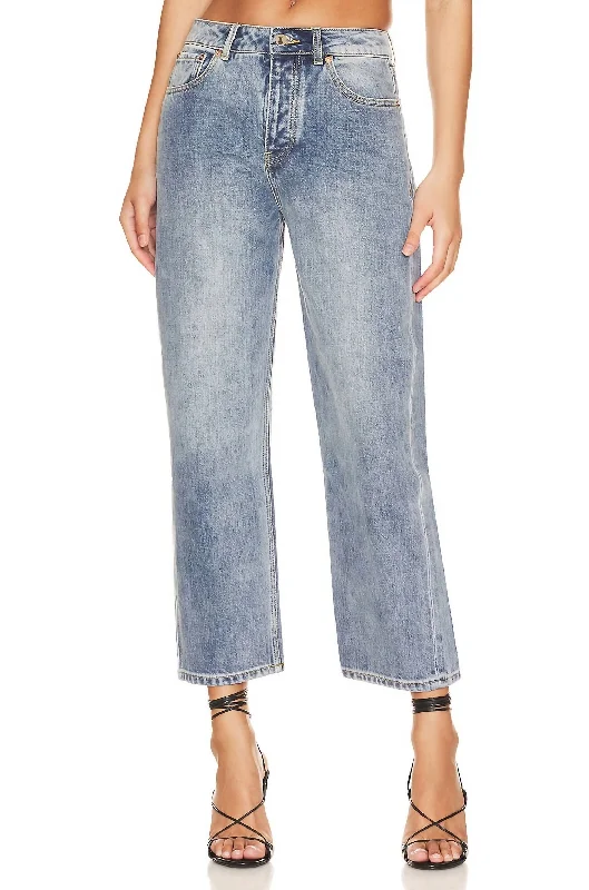 pants for outdoors -Davis Jean In Light Wash Denim