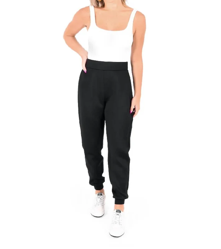 pants for reunions -Downtown Jogger In Noir