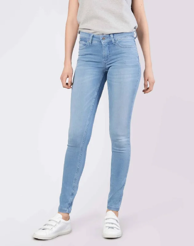 denim pants durable -Dream Skinny Jeans In Baby Blue